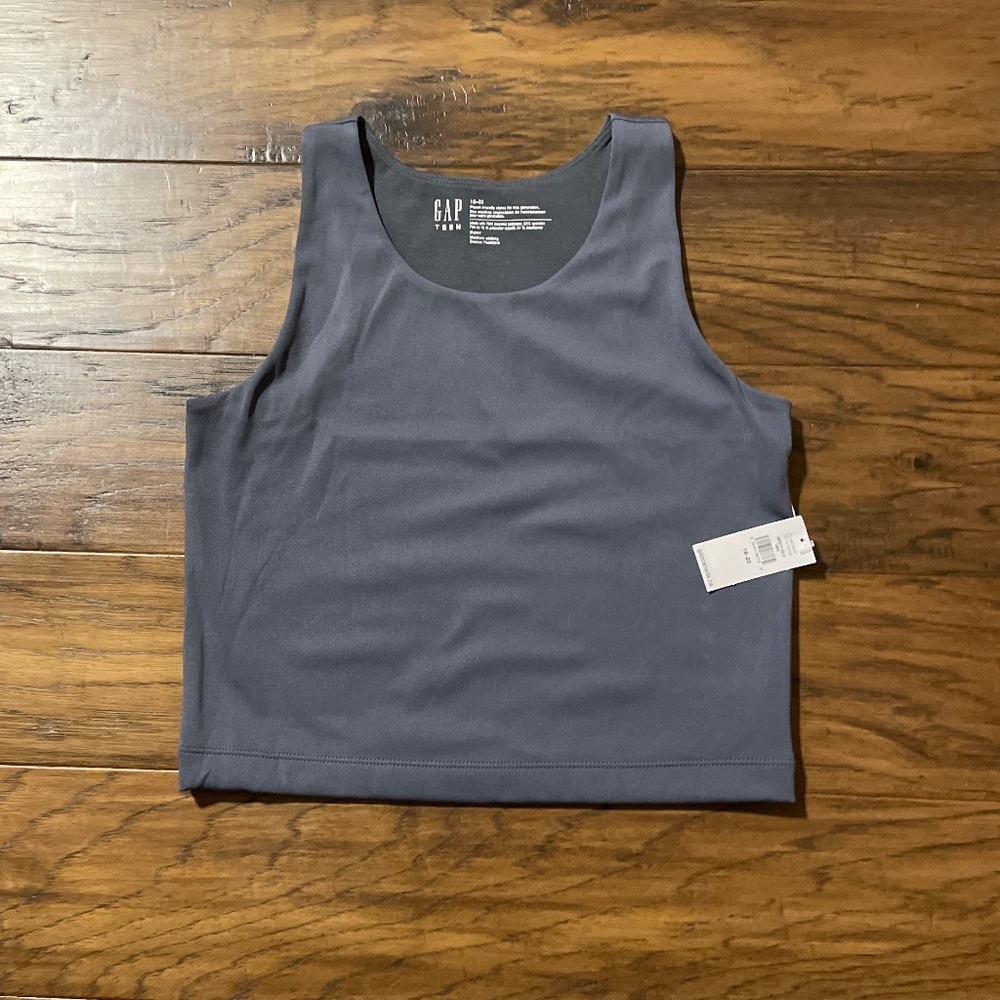 GAP Girls Slate Blue Tank Top